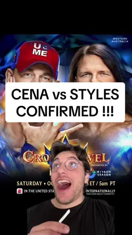 YES DUDE ITS FINALLY HAPPENING #johncena #ajstyles #fyp #wwetiktok 