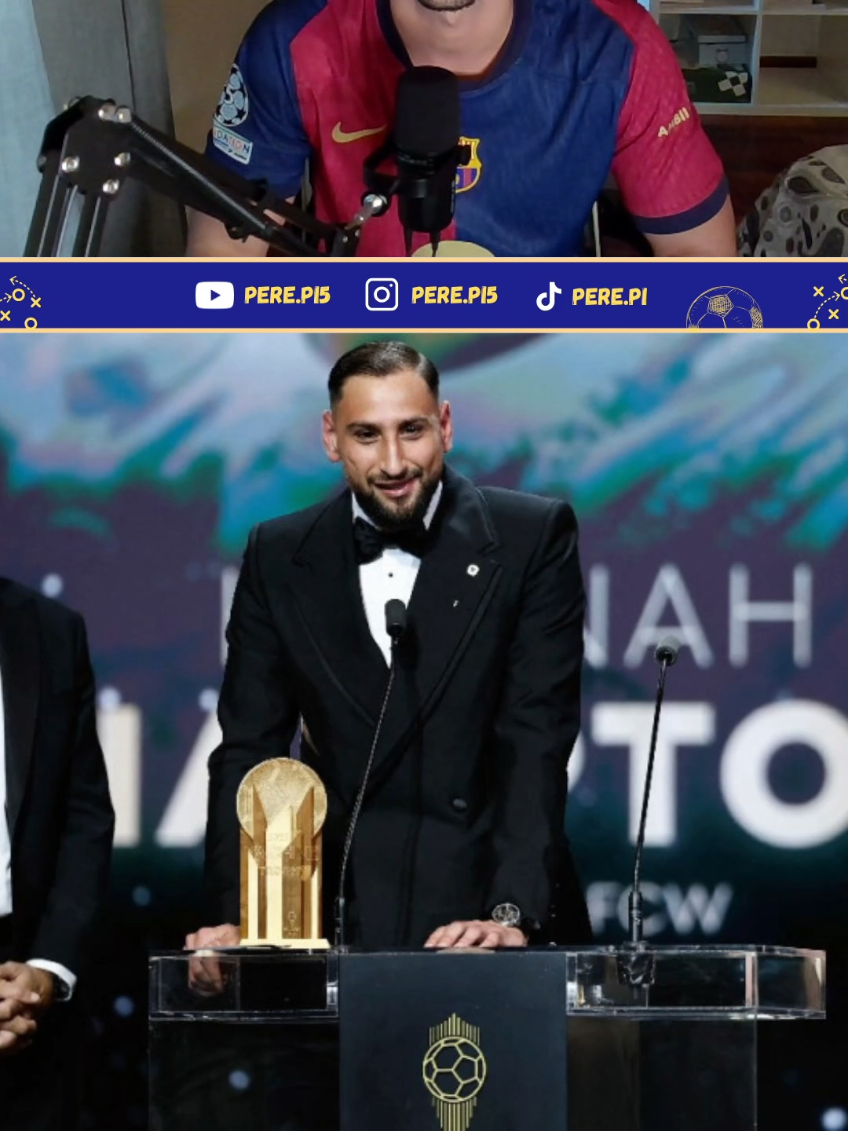 🏆Donnarumma Trofeo Yashin 2025. #donnarumma #balondeoro #ballondor #trofeoyashin #futbol