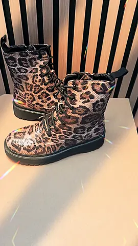 The best boots Ever.. No online..  LJSLADIESBOUTIQUE.co.uk #animalprint #bikerboots 