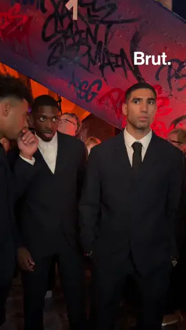 Ousmane Dembélé, Achraf Hakimi et Désiré Doué réunis au lendemain du Ballon d’Or pour Paris for Good. #desiredoue #hakimi #dembele #psg #parissaintgermain 