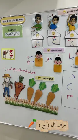 حرف الجيم 🥕✨ #حرف_الجيم #حرف_ج #الحروف #انشطة #تمهيدي 