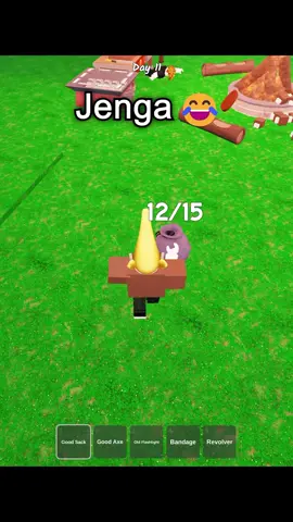 Jenga 😂 #99nightintheforest #roblox #usa 