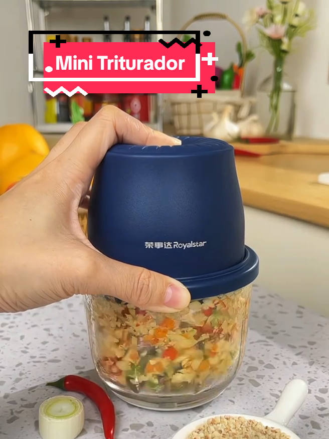 Mini triturador #minitrituradoreletrico #trituradodealho #tiktokshop #fpy 