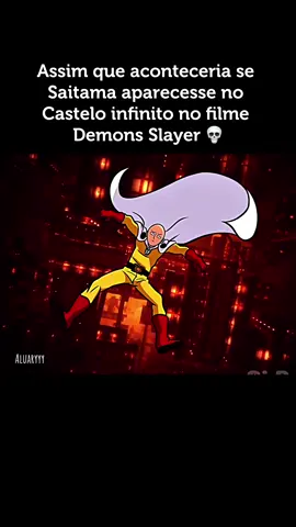 Saitama aparecendo no Castelo Infinito #anime #demonslayer #serie #filme #2025 