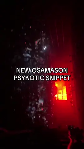 NEW OSAMASON PSYKOTIC SNIPPET AT POLAND SHOW #osamason #psykotic #underground #snippet #grail 