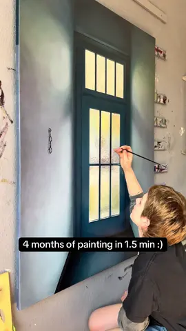 Painting Timelapse :)  #oilpainting #paintingtimelapse #artistsoftiktok #selftaughtartist 