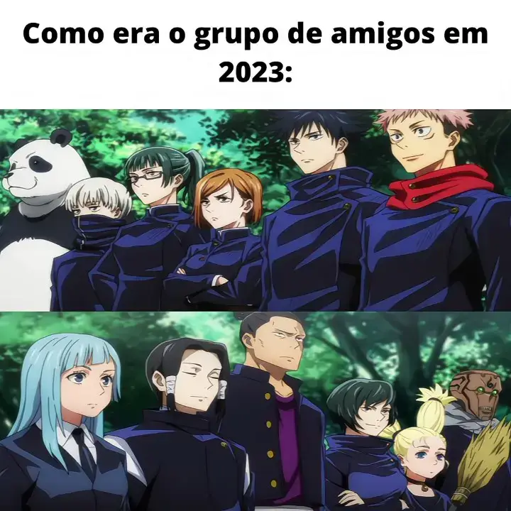só sobrou dois... #jujutsukaisen #amigos #fyp #Anime #viral 