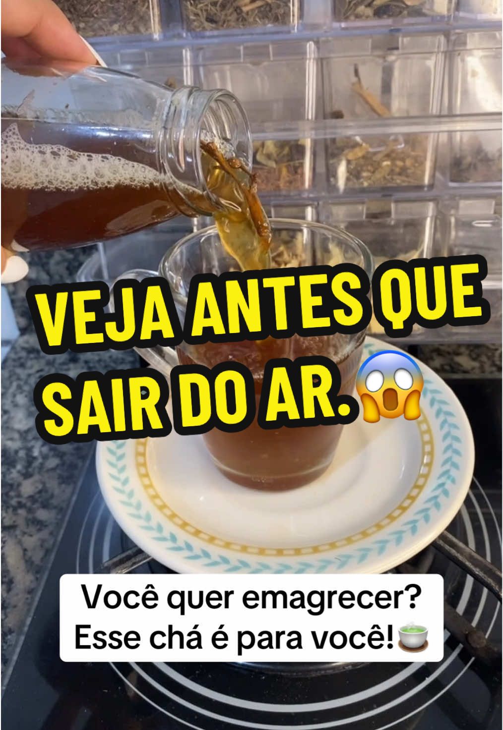 CHÁ PARA EMAGRECER🍵😍  #cha #chasecabarriga #emagrecer #emagrecimentosaudavel #fyp 