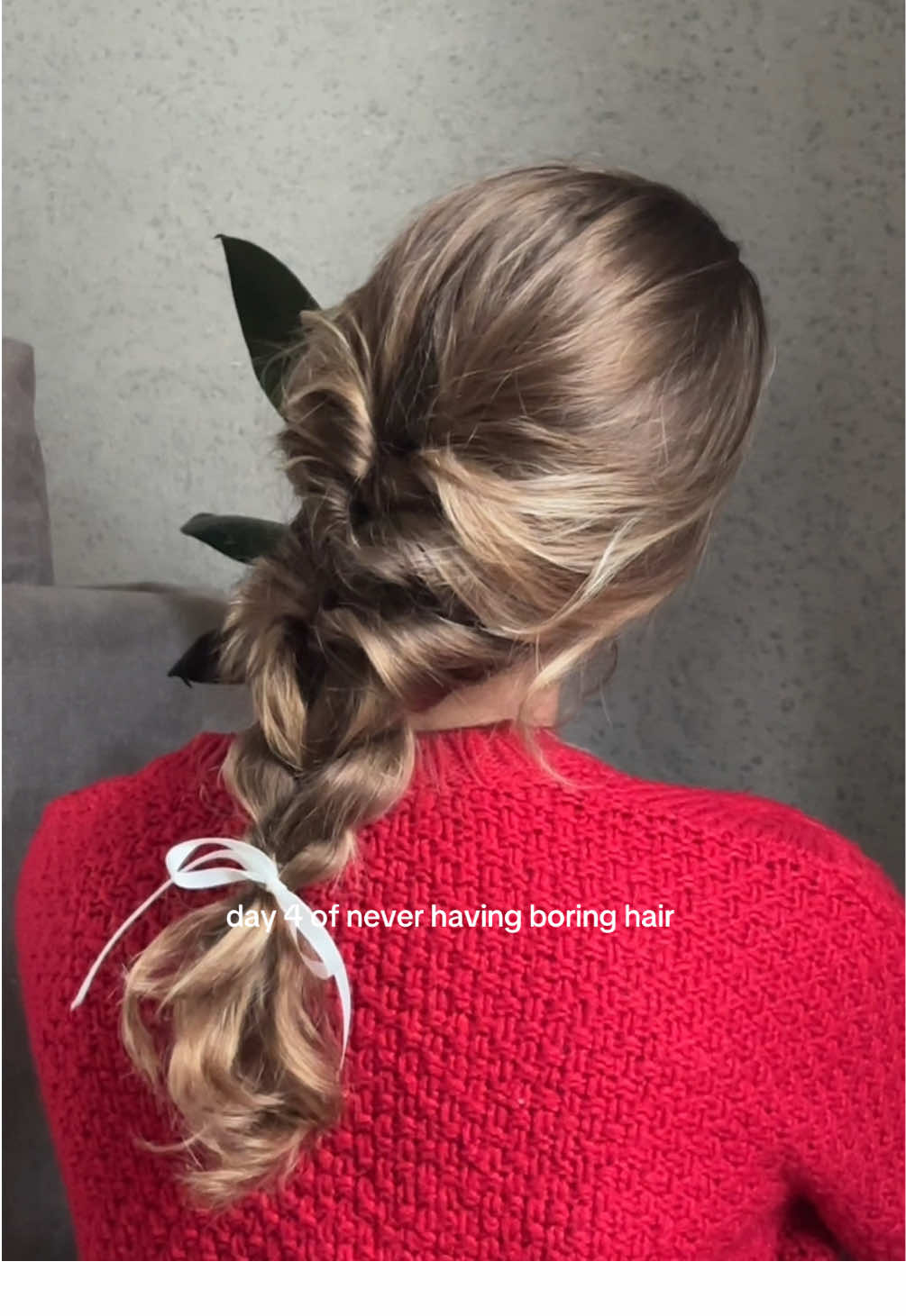 braided hairstyle | day 4 of never having boring hair #braidedhairstyle #wavyhair #badhairday #braidtutorial 