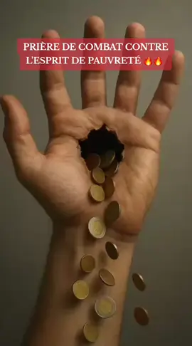 PRIÈRE DE COMBAT CONTRE L'ESPRIT DE PAUVRETÉ 🔥🔥 #viral #pourtoi #priere #motivationspirituelle #fyp 