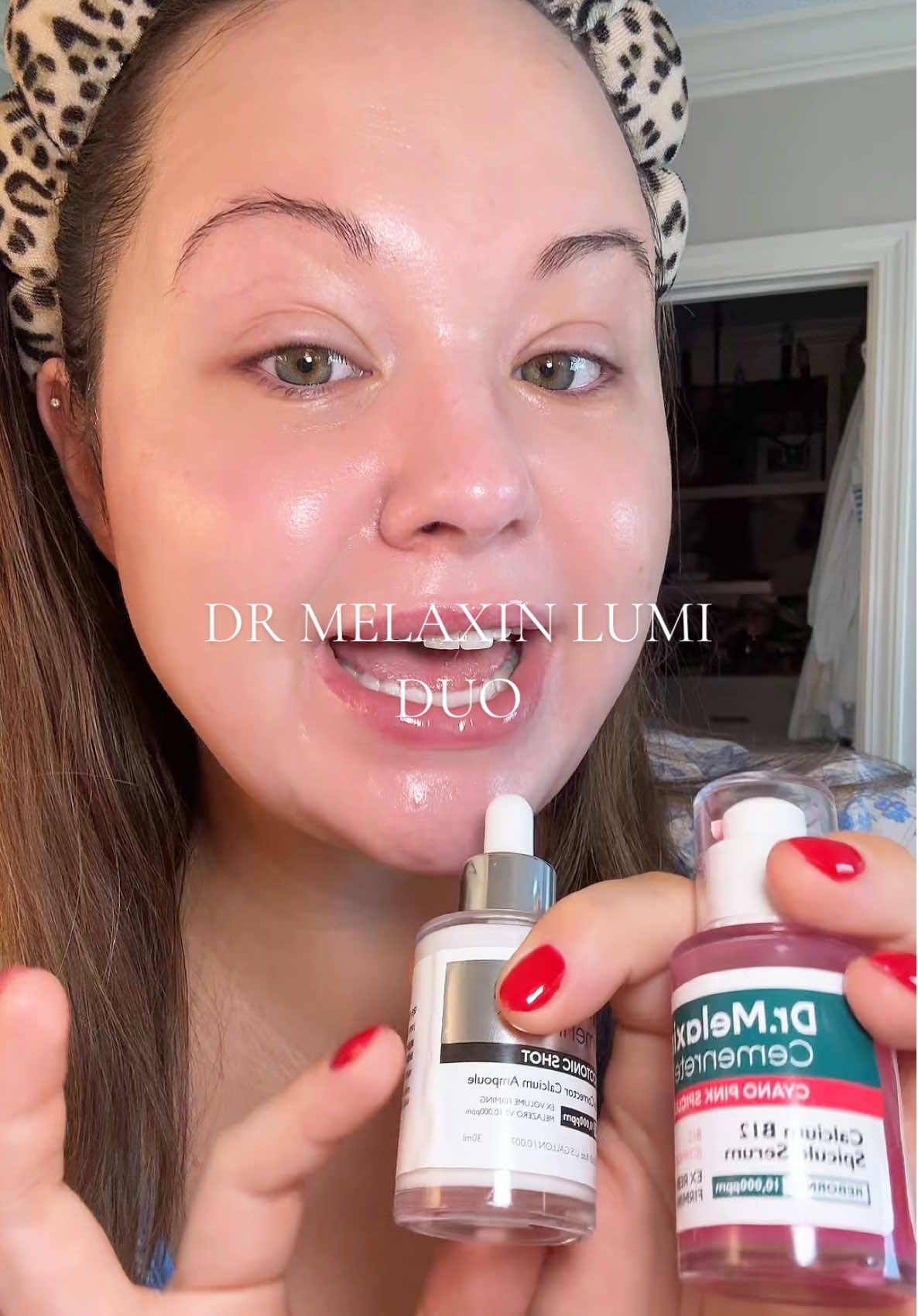 This lumi duo skincare duo seriously leaves your skin feeling like silk and helps with fine lines, tightness, brightening, dark spots.. anti-aging skincare dream! #antiagingskincare #skincaretips #glassskinroutine 