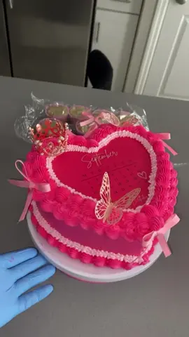 Heart Birthday Cake #heartcake 