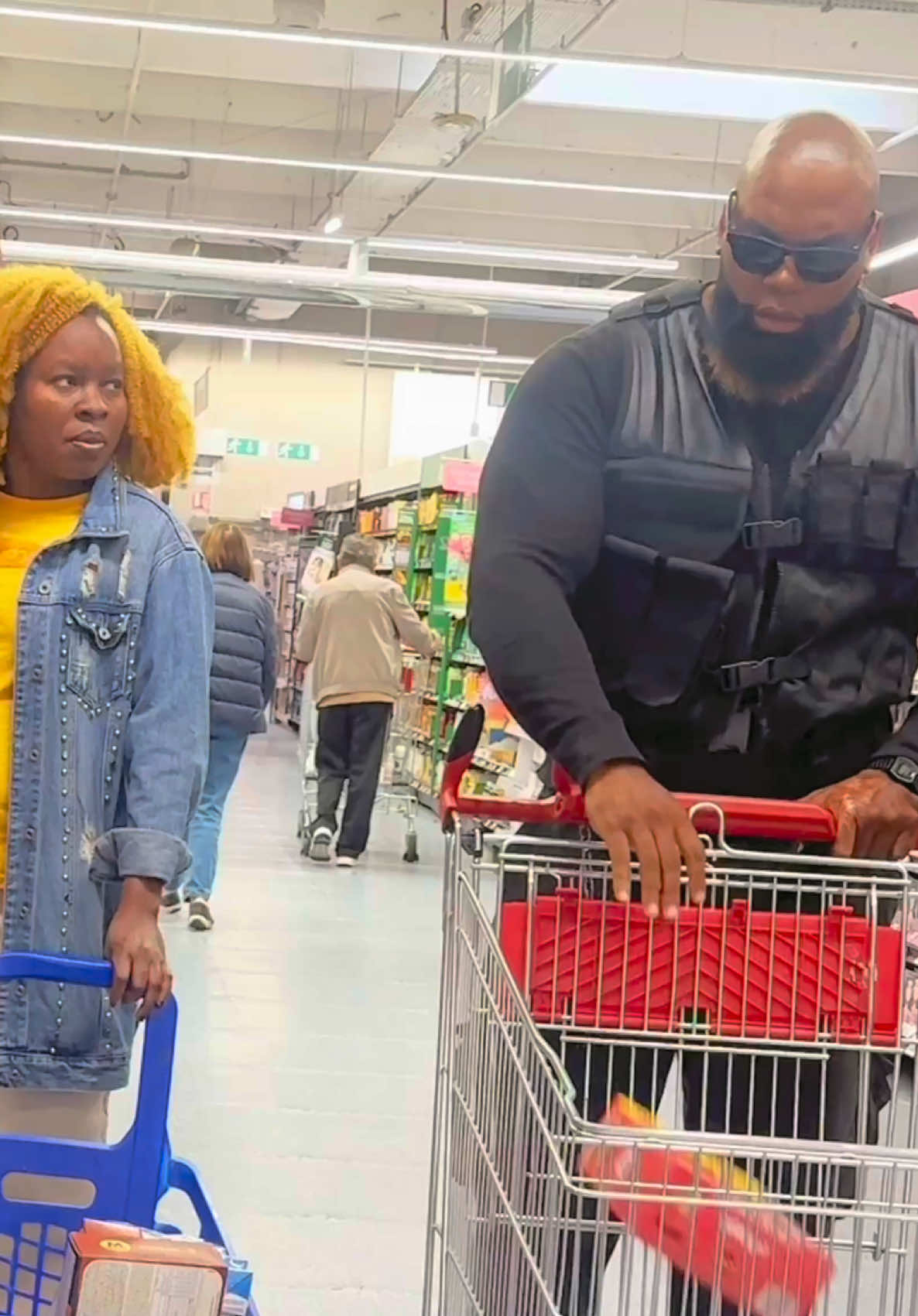 😳MES COURSES SUPERMARKET PRANK 🛒🦍✨💯 @spielgreg🎬 #fy #fyp #pourtoi #easyk #easyklunik 
