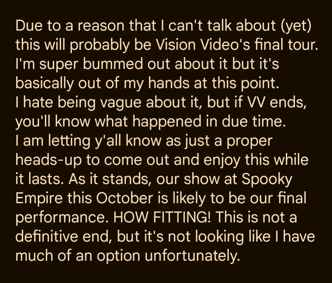 #visionvideoband #gothdad #goth #visionvideo
