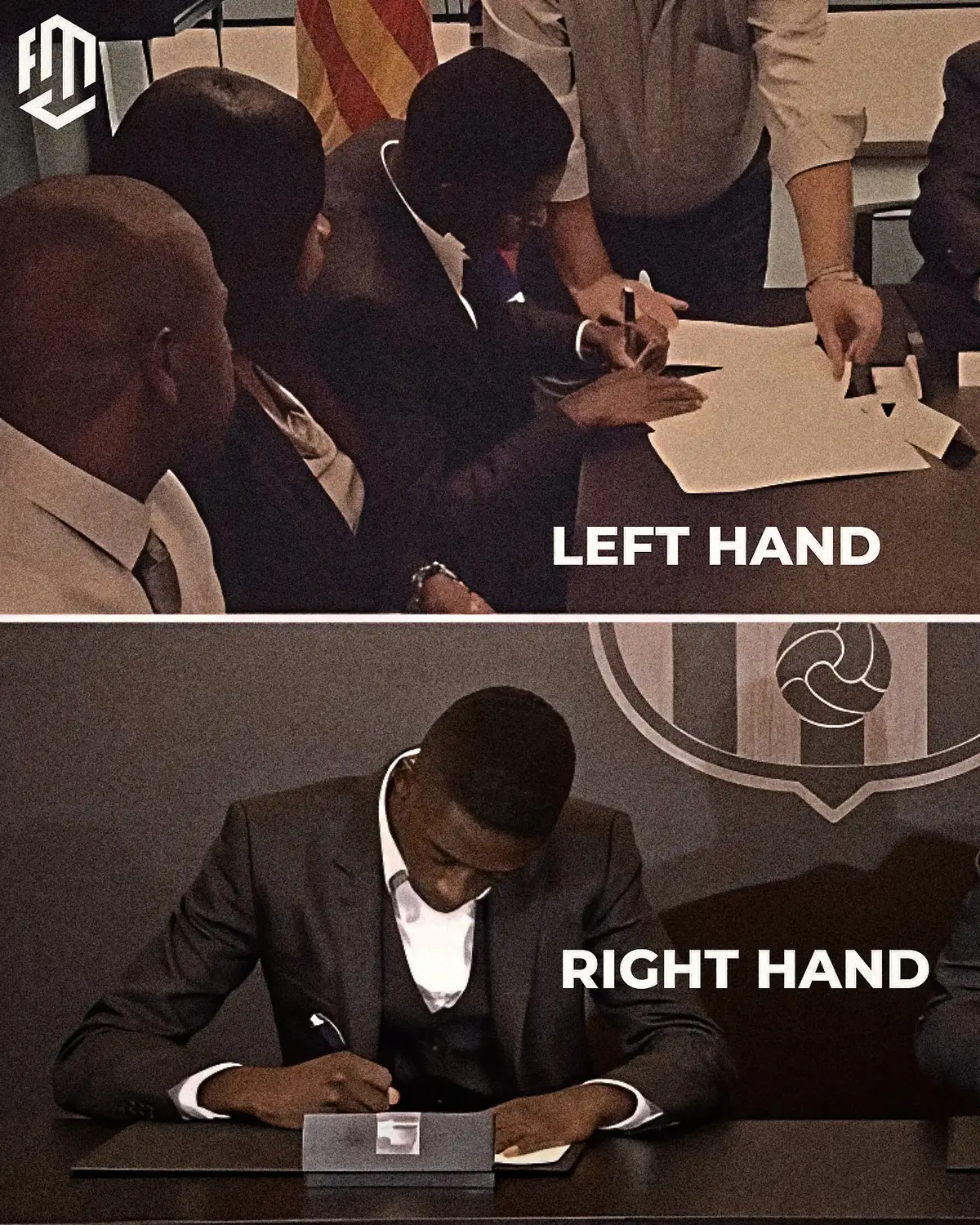 Ousmane Dembélé might be the most ambidextrous footballer in the world. Signed one contract with his right hand. Signed another with his left. Scores and assists with both feet. We’ve never seen a player like this before. Truly one of one.