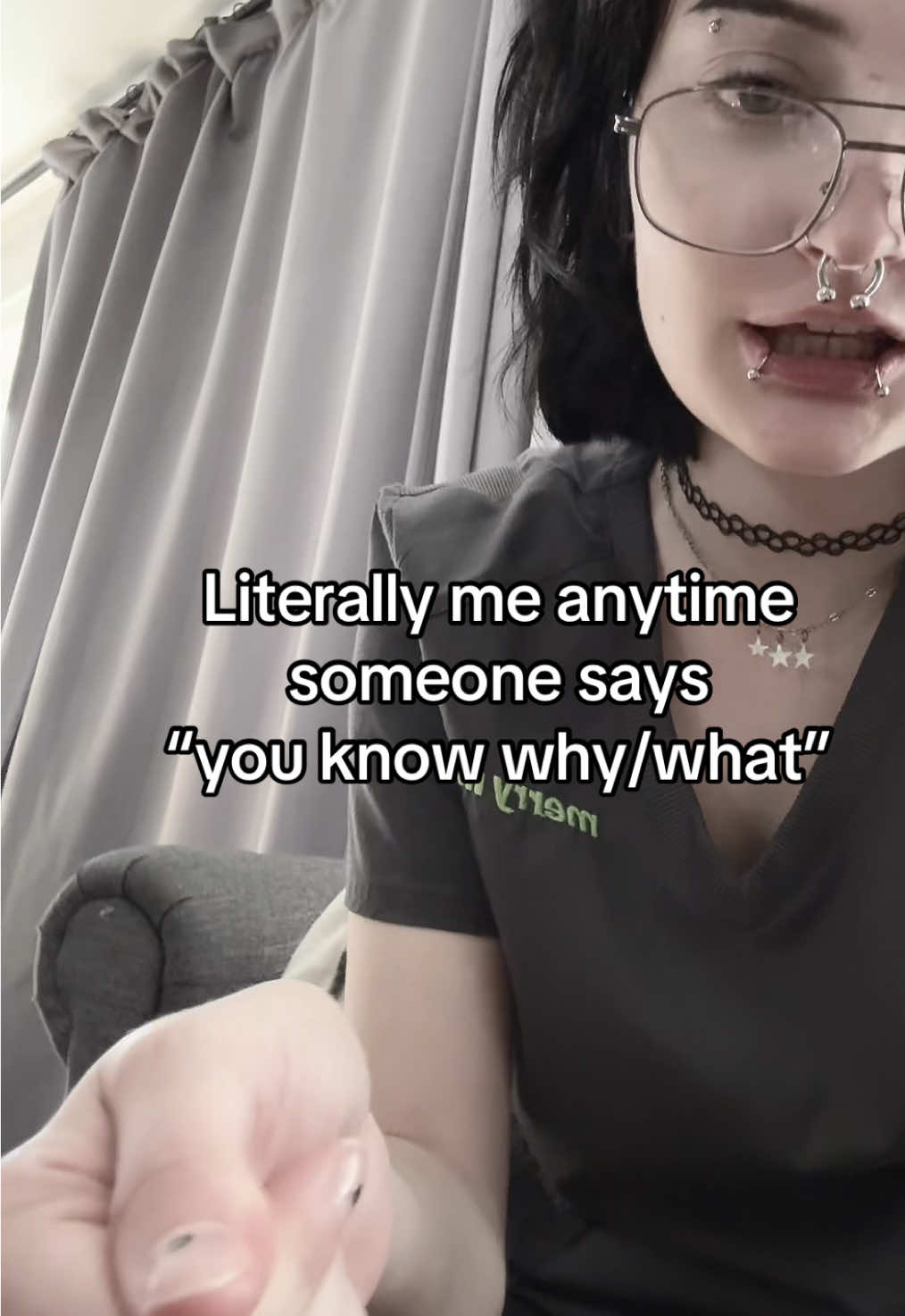I will legit spiral in a matter of 10 seconds #theythempronouns #fyp#anxiety#idk 