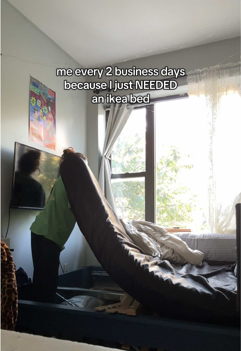 🙄 very annoying #ikea #ikeabed #nyc #fyp #LanguageLearning 