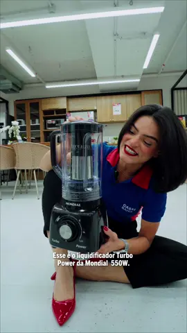 Receitas turbinadas com o Liquidificador Mondial Turbo Power! ⚡️ E aí, o que você faria? Com 550W de potência, ele manda bem no suco, na vitamina, no drink com gelo e até na sopinha! 🧊🔥 #Mondial #CasasBahia #CorreQueAcaba
