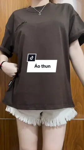 Áo thun nam nữ chữ thêu 🔥🔥#xuhuong #aothun #macdepmoingay 