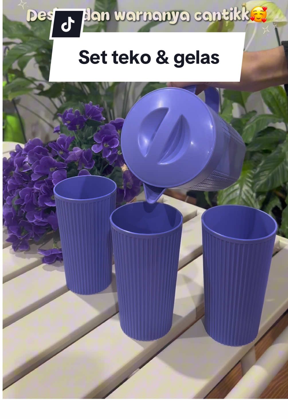 Set teko & gelas cantikkk😍 co dikeranjanggg sekarangg‼️🥰#setteko #settekogelas #tekomurah #viralditiktok #fyppppppppppppppppppppppp 