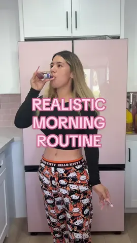Realistic morning with KAT 🩷 #asmr #dayinthelife #pink #sahw #sahm