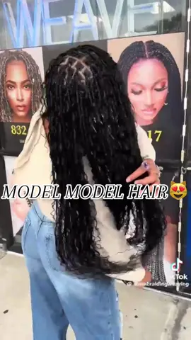 @ModelModelhair always gets the girls right on the braids😻😻🔥🔥