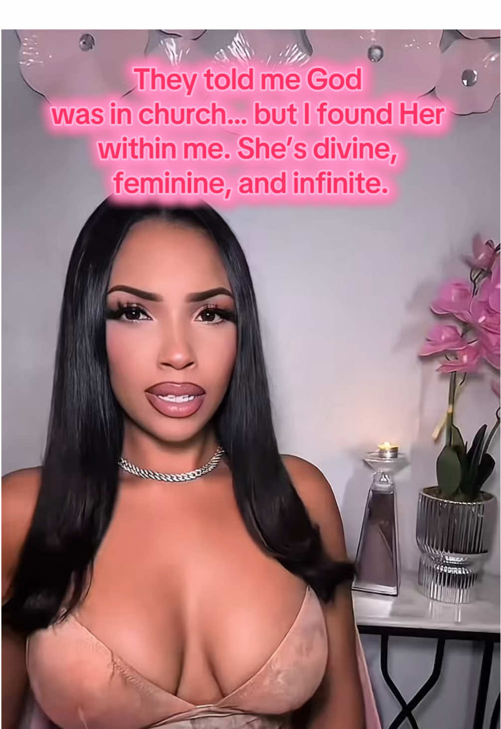 You’ve been told to search outside yourself for God, but one day you realize the divine has always been within you. She’s not hiding in a building, not confined to rituals, not limited by labels. She lives in your breath, your intuition, your softness and your power. God is within and She is feminine, nurturing, creative, and infinite.