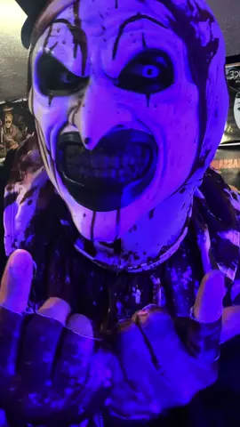 COME OWN🗣️🗣️#arttheclown#artheclowncosplay#halloween2025#fypシ  
