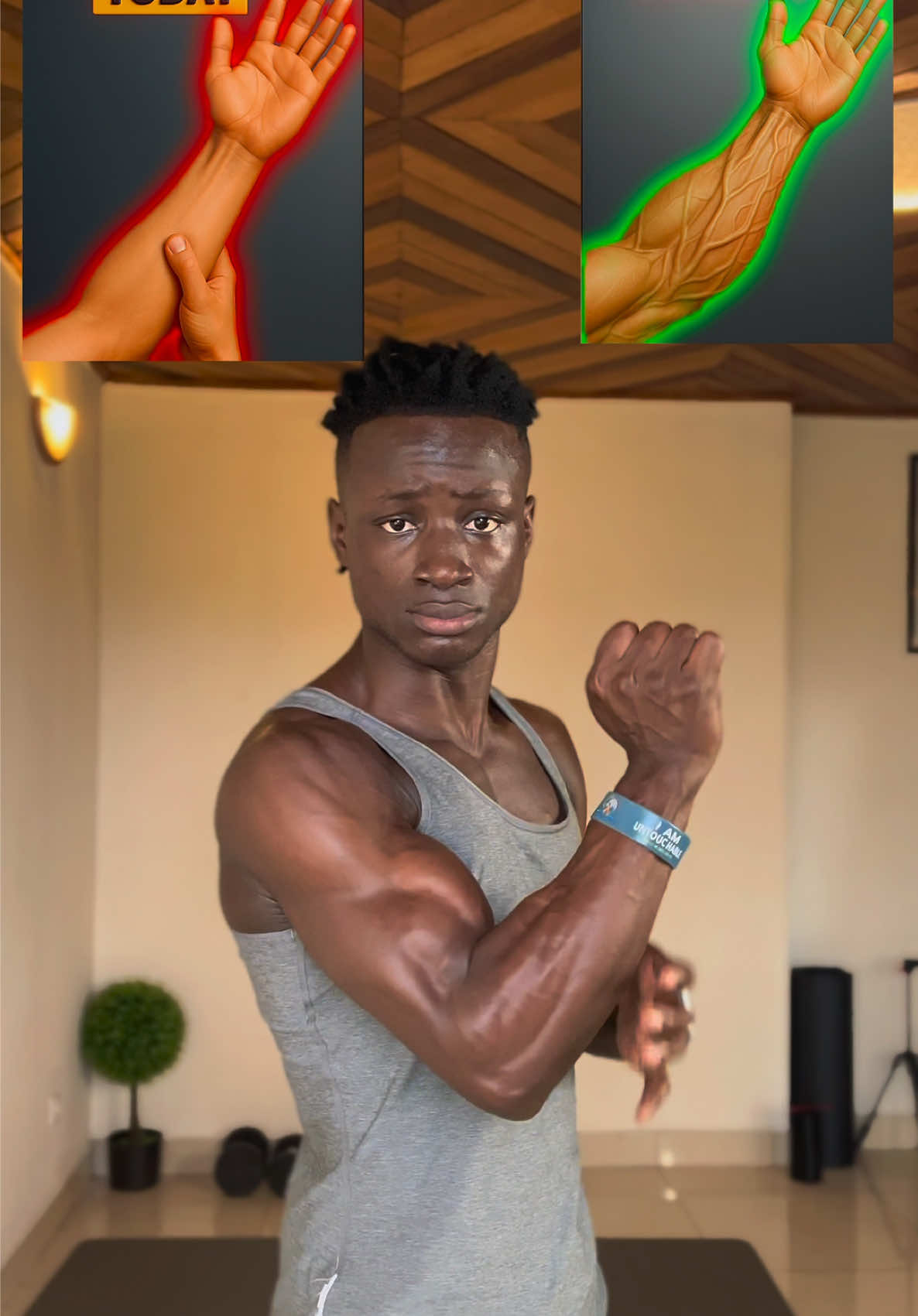 Easy Forearm Workout 🏠 #workout #beginner #calisthenics #forearm 