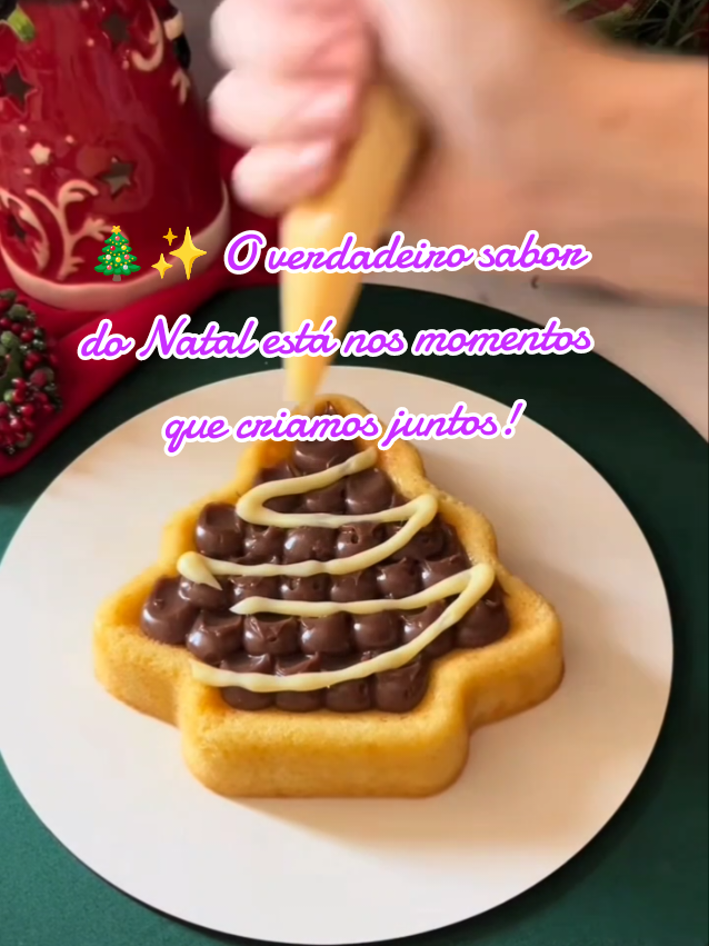 🎄✨ O verdadeiro sabor do Natal está nos momentos que criamos juntos! Com a Forma Pinheiro, cada bolo vira uma lembrança doce para compartilhar em família. 💚👨‍👩‍👧‍👦 #NatalEmFamília #bolonatalino  #ViralTikTok #afiliadasiniciantes #ShopeeAchados 