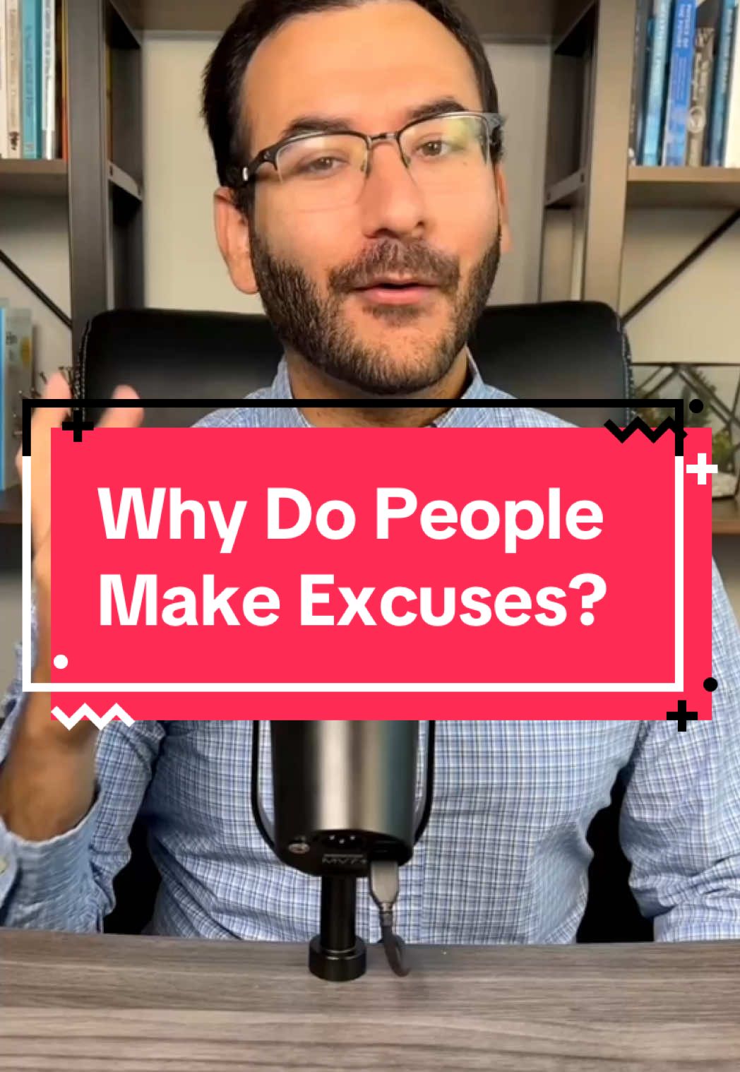 Why do people make excuses? Making excuses is more than laziness. Excuses are a defense mechanism to protect the ego.  Excuses soothe the ego in the short term, but block personal growth in the long term. #stopmakingexcuses #personalgrowth #selfawareness #emotionalintelligence #accountability 