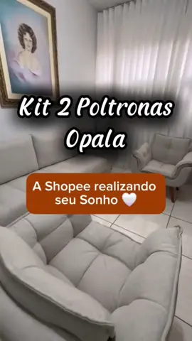 Dê uma olhada em Kit 2 Poltrona Cadeira Sala De Estar Decorativa Luxo Opala - Poltrona Para Recepção E Sala De Espera por R$479,99. Compre na Shopee agora! 👇 👇  Pesquise como: BMJ-TAD-ABP na Shopee para encontrar o Produto! #poltrona #saladestar #casa #shopee #fyppppppppppppppppppppppp 