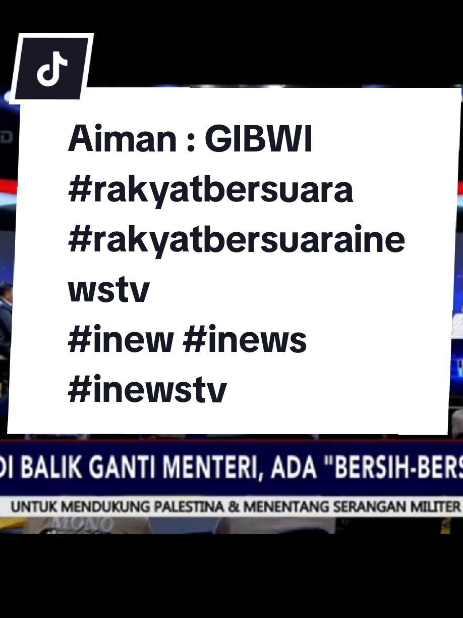 (full) Aiman : GIBWI #rakyatbersuara  #rakyatbersuarainewstv  #inew #inews #inewstv 