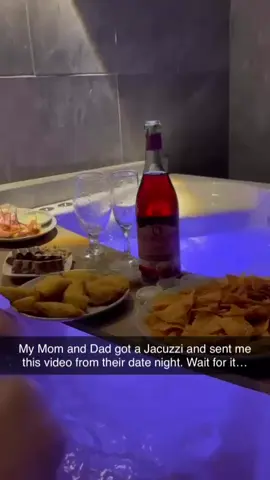 Eating a full buffet in a jacuzzi is crazy work