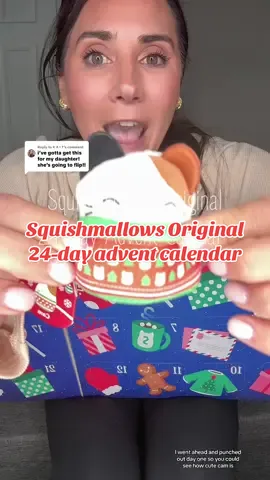 Replying to @K A I T Count down to Christmas with the Squishmallows Original 24-Day Advent Calendar 🎄🎁 Filled with surprise plushies that everyone loves – the perfect holiday must-have! It’s selling fast- so run! @Jazwares #squishmallows #squishmallowsquad #squishmallowcollection #adventcalendar #christmascountdown 
