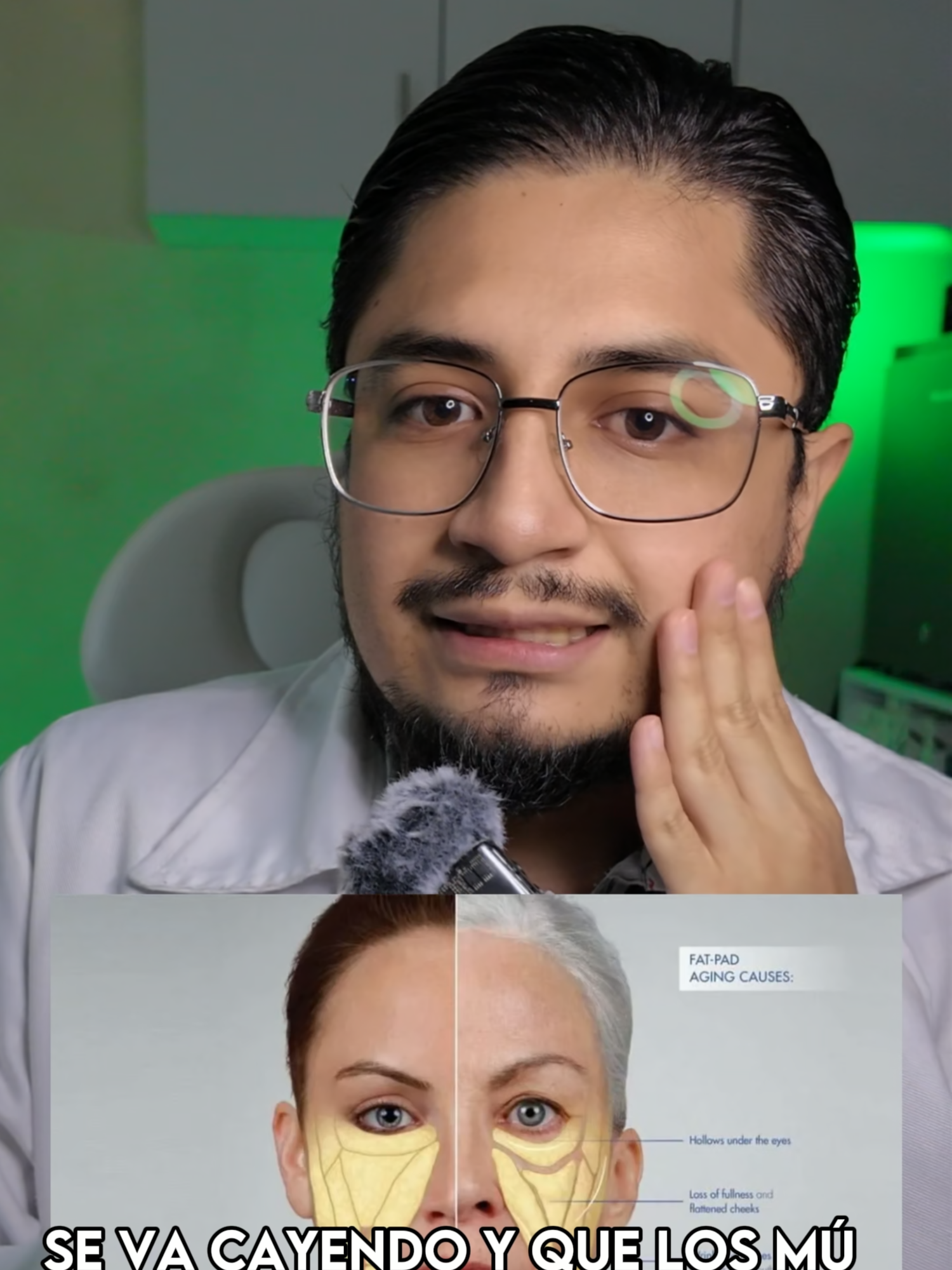 Ozempic face!, uno de los efectos debidos a la perdida acelerada de peso. Siempre lleva tu tratamiento de inhibidores de GLP1 de la mano de un profesional de la salud