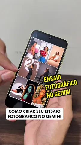 Como criar seu ensaio fotográfico no Gemini. 
