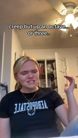 Don’t mind my face yall it’s a bit high #fypシ #viral #singer #whistlenote #soprano 