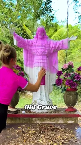 Respectfully Cleaning an Old Grave