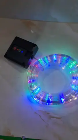 Solar Pvc tube light Waterproof #christmaslightsolar  #solarpvcrainbowtubelights  #fypシ゚viral 