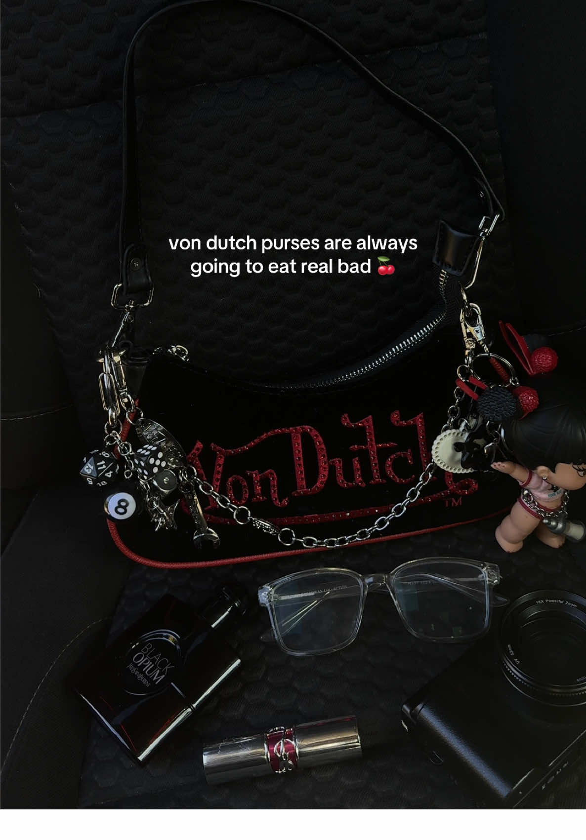 literally their purses eat down especially this one!!! @Von Dutch #vondutch #streetwear #purse 
