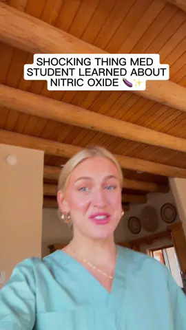NO WONDER ITS CALLED THE MIRACLE MOLECULE WTF #nitricoxide #medschool #medstudent #healthhacks 