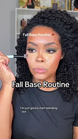 Peach Fall Base Routine🍁   @nakedsundays Water Serum @Maybelline NY Grippy Serum and lifter stick “70” @e.l.f. Cosmetics coral crush liquid blush @ONE SIZE BEAUTY concealer medium golden 4 @Milani Cosmetics concealer and make it last setting spray  @NARS Cosmetics Tahoe light reflecting foundation  @Sephora Collection foundation powder “almond” @Huda Beauty baking powder “banana bread” @Fenty Beauty “just a crush” blush  @essence.cosmetics bronzing powder  #fallbaseroutine #fallmakeup #makeup #baseroutine #jasminevonae