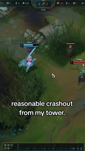 Tower crashout. #leagueoflegends #leaguetiktok #gaming #GamingOnTikTok 