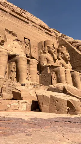 his majesty Abu Simbel 🇪🇬🐫 #egypt #abusimbel 