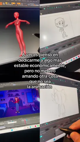 Si soy feliz animando sin paga imagínense cuando empiece a generar ingresos 💕💕 #animacion2d #animationstudent #indieanimation #sueñosymetas #animation 