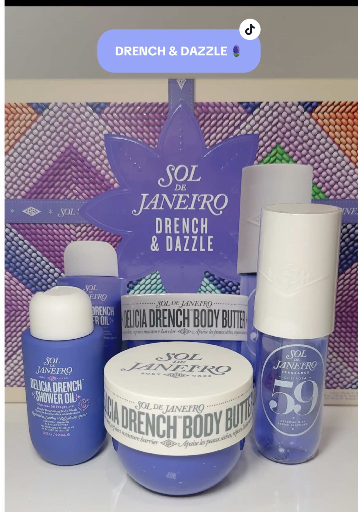 Drench & Dazzle new set @Sol de Janeiro Inc 🪻, este set es exclusivo para la tienda de @sephora 🪻✨