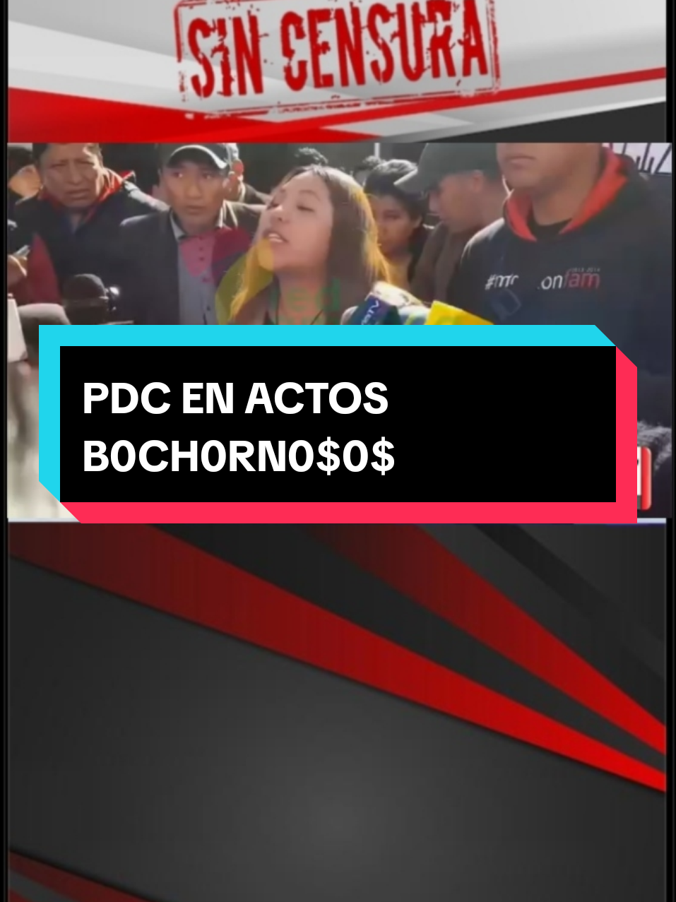 UN GRUPO DE SEGUIDORES DEL PDC EN EL ALTO SALIERON A GENERAR HECHOS B0CH0RN0$0$ FRENTE A LA PRENSA. #lara #elecciones2025 #bolivia🇧🇴 #sincensurabolivia #viral 