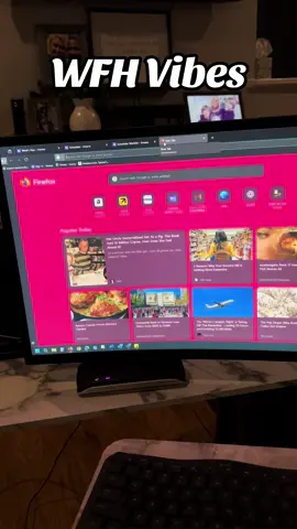 WFH but make it comfy ✨  Curved monitor 👉🏼 no eye strain Cozy couch 👉🏼 all day vibes  Coffee 👉🏼 productivity ☕💻  🔗 in bio so you can build a workspace that’s equal parts cozy + functional. 🫶🏼  #WFHsetup #cozyworkspace #softHustle #LTK 