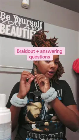 Sisterlocs braidout Q&A 💕 #locs #sisterlocks #locjourney #locsoftiktok #locsbraidout 